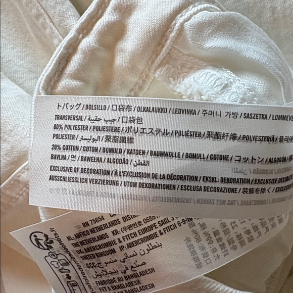 Abercrombie & Fitch Ultra High Rise 90s Curve Love Relaxed Jeans Size 25 - Picture 11 of 11